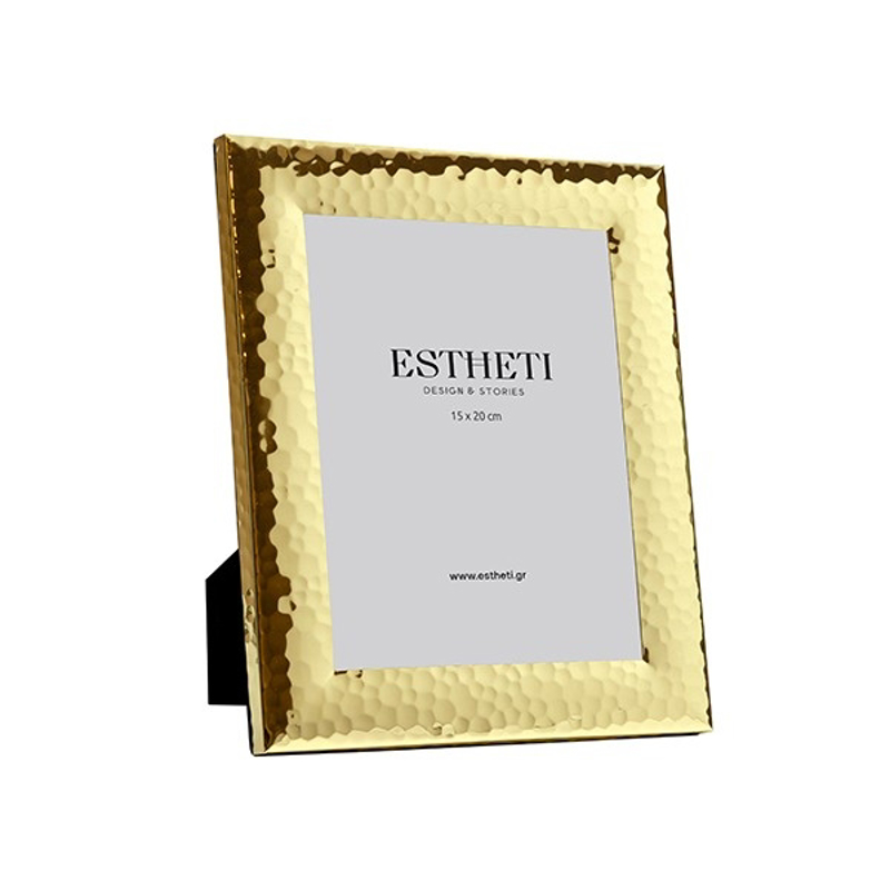 ESTHETI home Κορνίζα Μεταλλική Χρυσή 15x20cm 815-00182